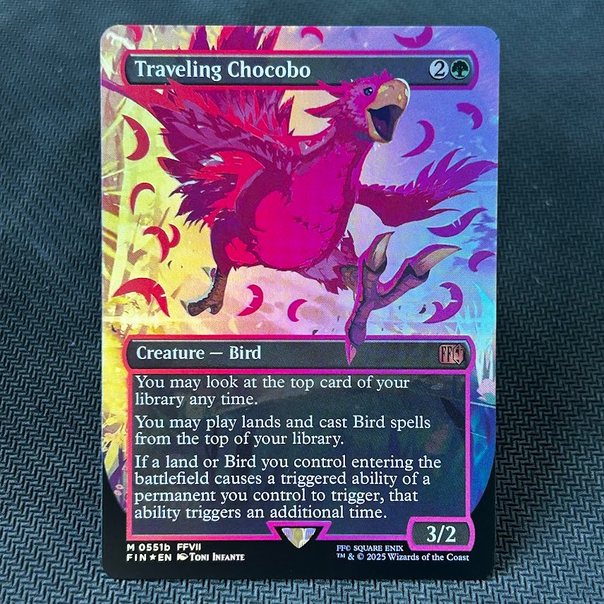 Traveling Chocobo #551 b foil Traveling Chocobo #551 b foil - Image 1