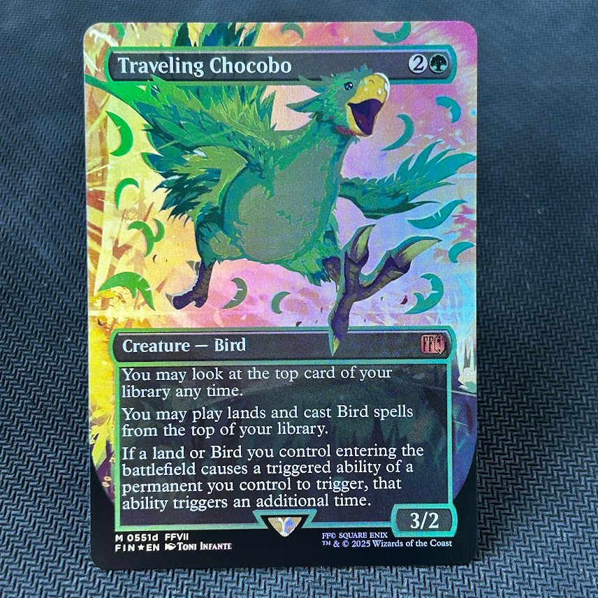 Traveling Chocobo #551 d foil Traveling Chocobo #551 d foil - Image 1