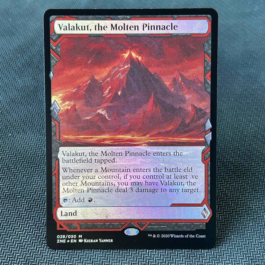 Valakut, the Molten Pinnacle ZNE foil Valakut, the Molten Pinnacle ZNE foil - Image 1