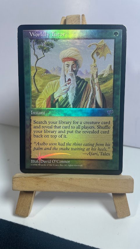 Worldly Tutor foil vintage Worldly Tutor foil vintage - Image 1