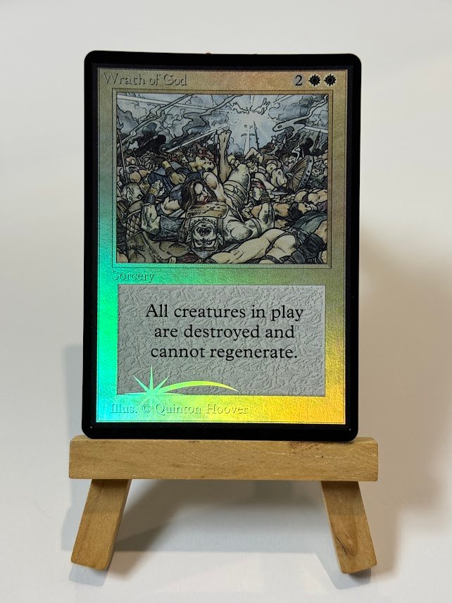 Wrath of God Beta Foil vintage Wrath of God Beta Foil vintage - Image 1