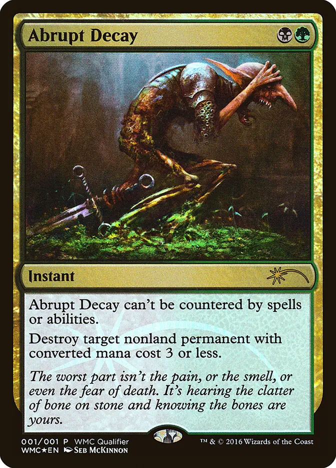 Abrupt Decay WMC FOIL Abrupt Decay WMC FOIL - Image 1