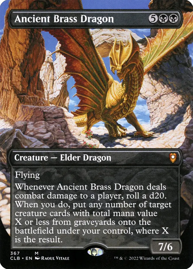 Ancient Brass Dragon borderless Ancient Brass Dragon borderless - Image 1