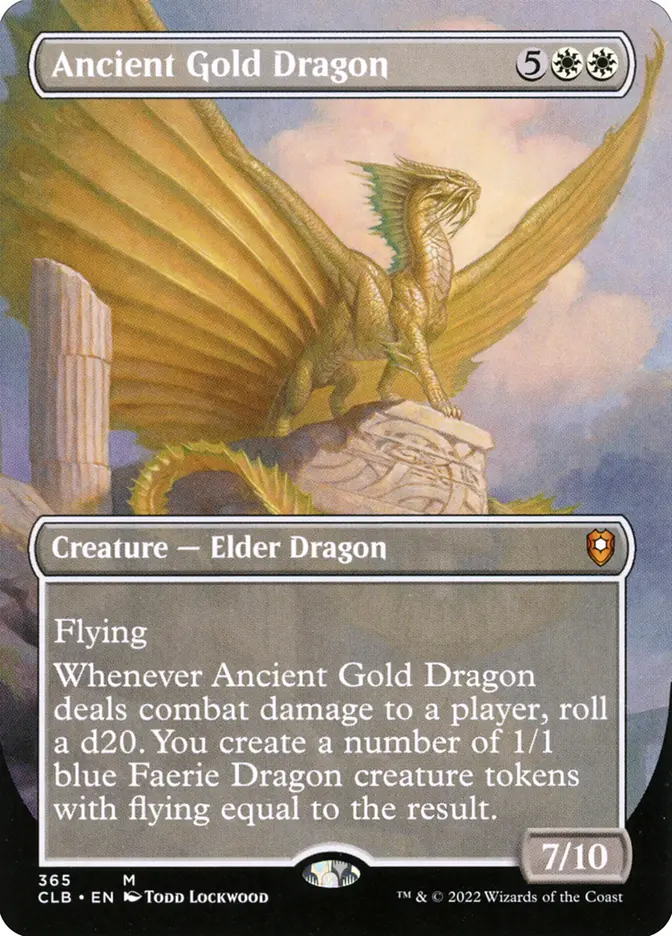 Ancient Gold Dragon borderless Ancient Gold Dragon borderless - Image 1