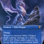 Ancient Silver Dragon borderless