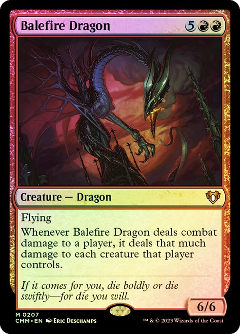 Balefire Dragon UMA regular foil Balefire Dragon UMA regular foil - Image 1