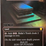 Balin's Tomb LTC #387 (raised sliver foil)(018)