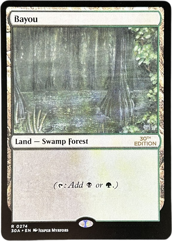 Bayou 30th holo Bayou 30th holo - Image 1