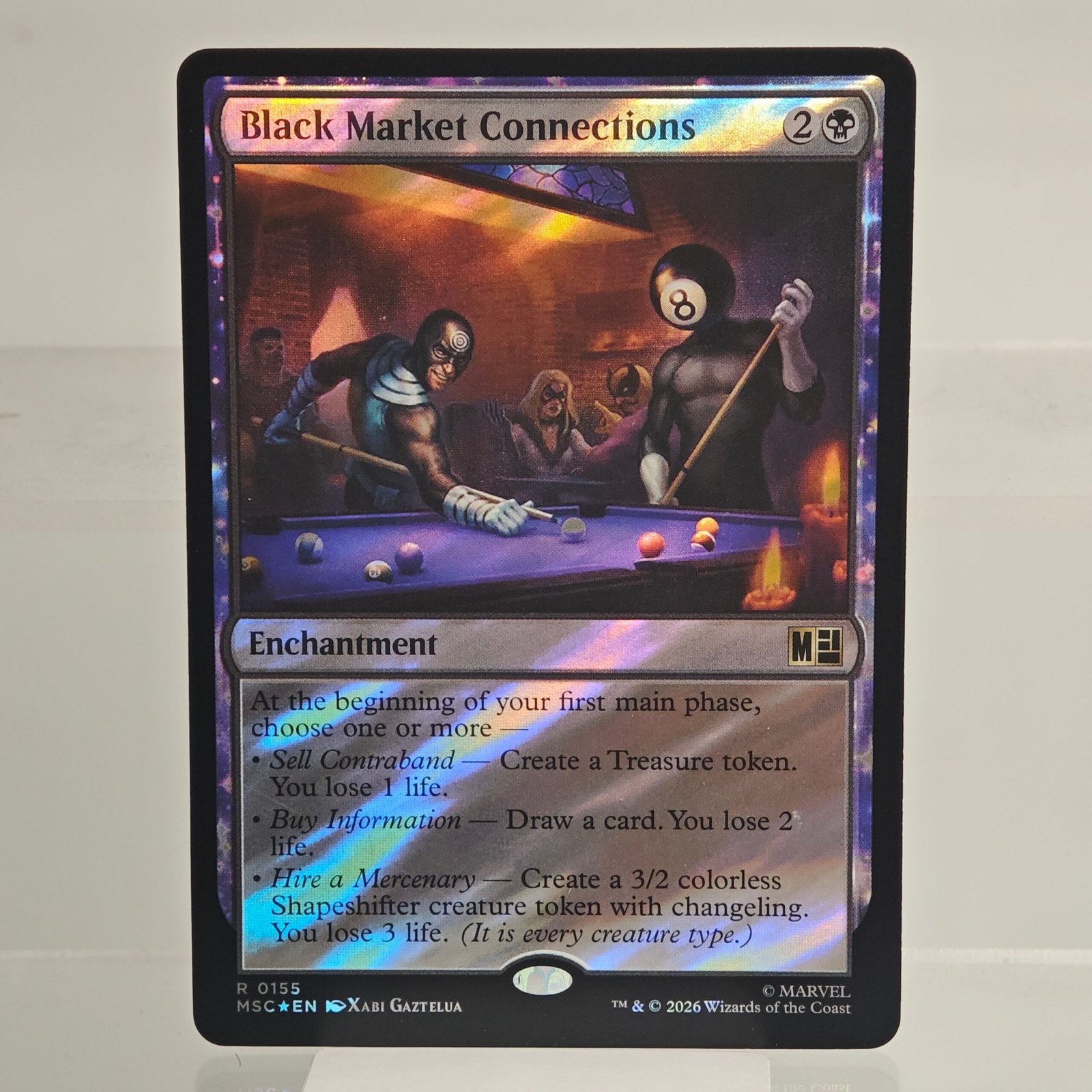 Black Market Connections MSC #155 Surge foil Black Market Connections MSC #155 Surge foil - Image 1