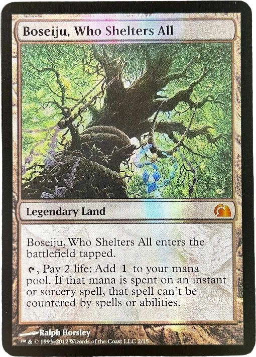 Boseiju, Who Shelters All V12 foil Boseiju, Who Shelters All V12 foil - Image 1