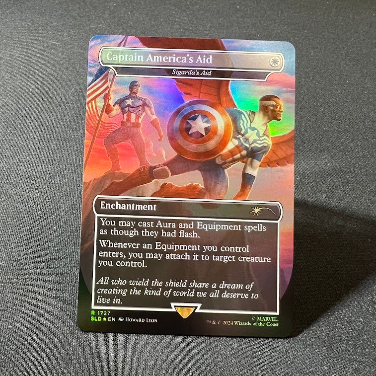 Captain Americas Aid(Sigardas Aid) foil Captain America's Aid(Sigarda's Aid) foil - Image 1
