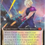 Cloud, Midgar Mercenary #427 foil