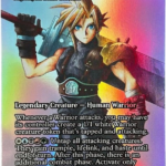 Cloud Strife (Najeela, the Blade-Blossom) foil