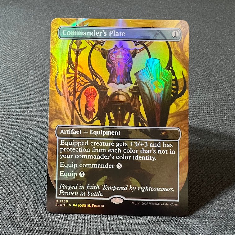 Commanders Plate 1339 SLD foil Commander's Plate 1339 SLD foil - Image 1