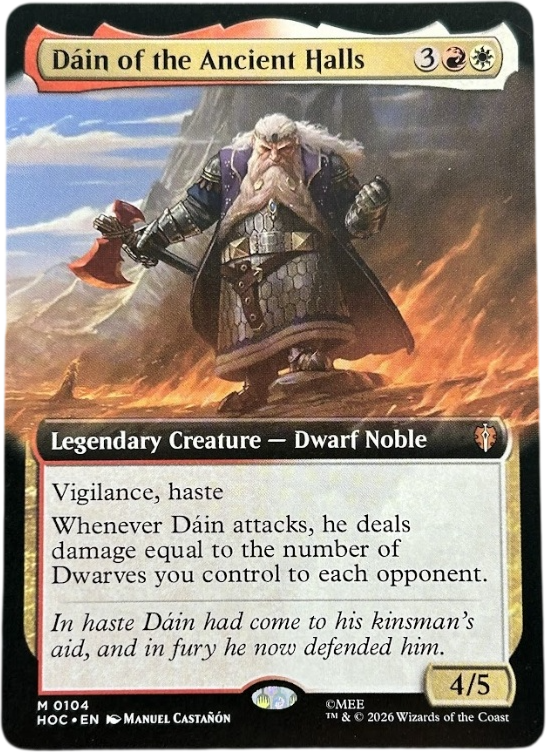 Dáin of the Ancient Halls HOC #104 Dáin of the Ancient Halls HOC #104 - Image 1