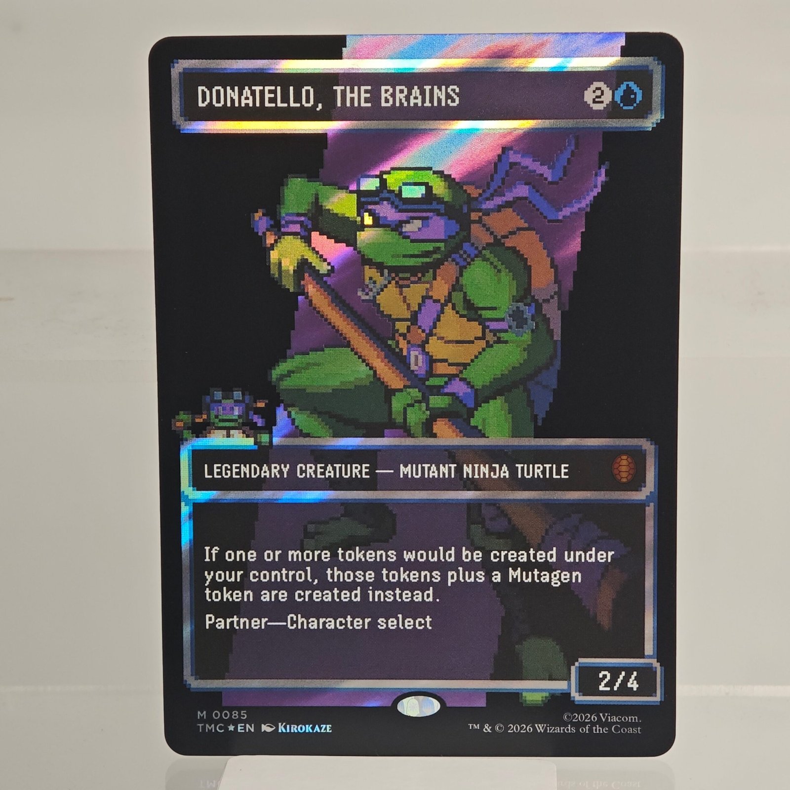 Donatello, the Brains TMC #85 Surge foil Donatello, the Brains TMC #85 Surge foil - Image 1