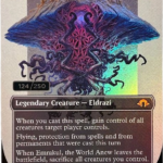 Emrakul, the World Anew #381 (raised sliver foil)(124)
