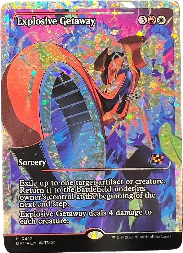 FRACTURE Explosive Getaway #413 EN foil FRACTURE Explosive Getaway #413 EN foil - Image 1
