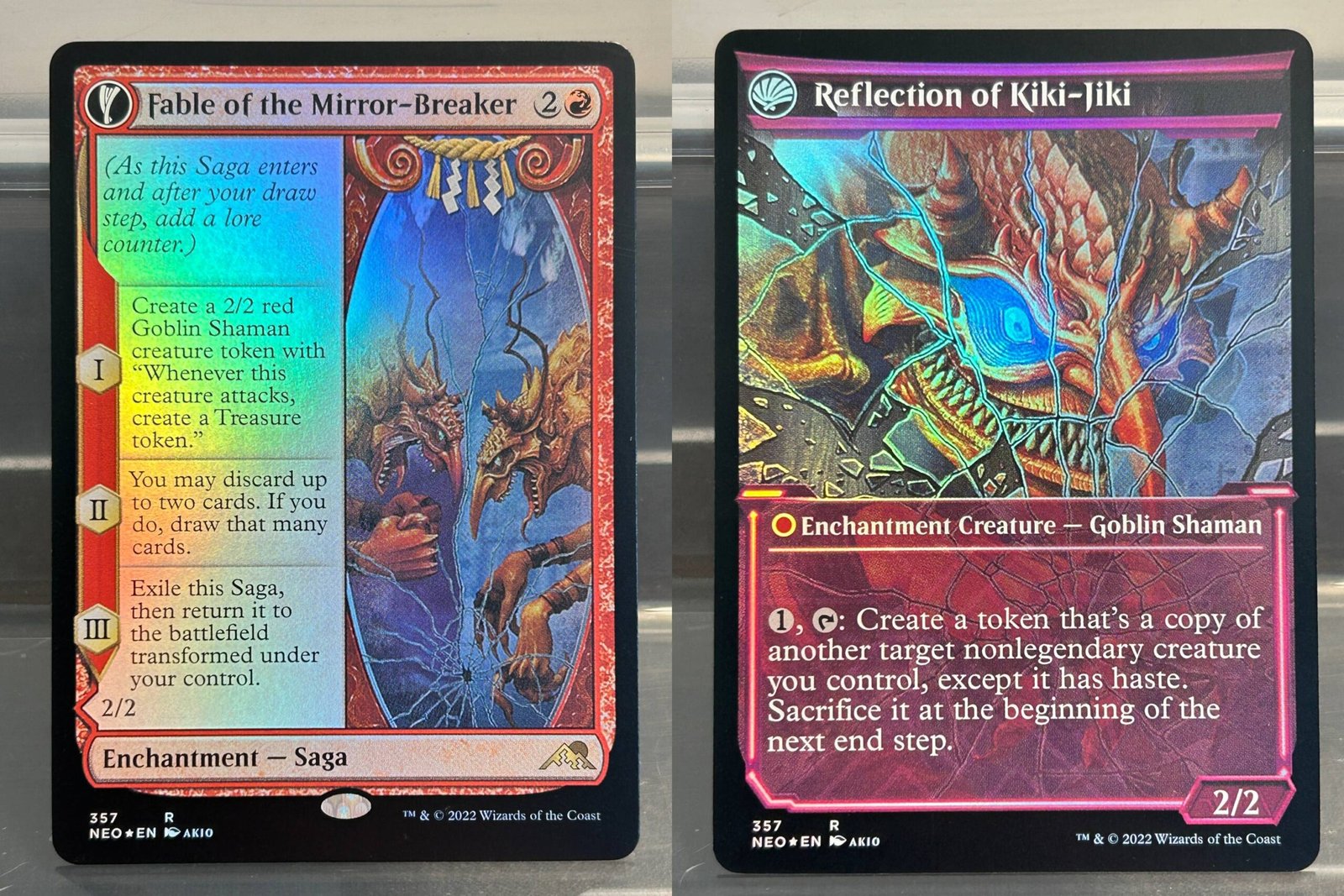 Fable of the Mirror-BreakerReflection of Kiki-Jiki #357 foil Fable of the Mirror-BreakerReflection of Kiki-Jiki #357 foil - Image 1