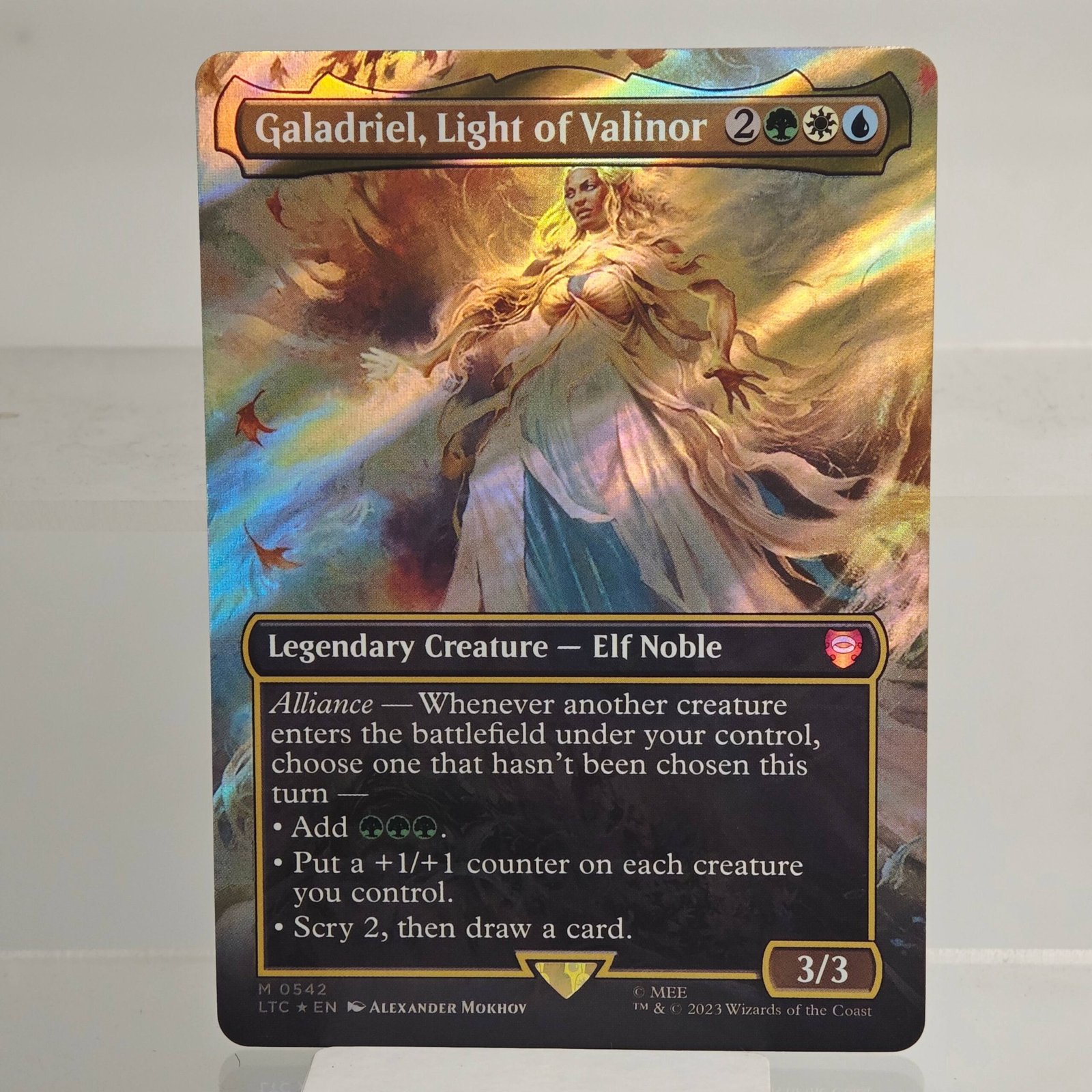 Galadriel, Light of Valinor LTC #542 Surge foil Galadriel, Light of Valinor LTC #542 Surge foil - Image 1