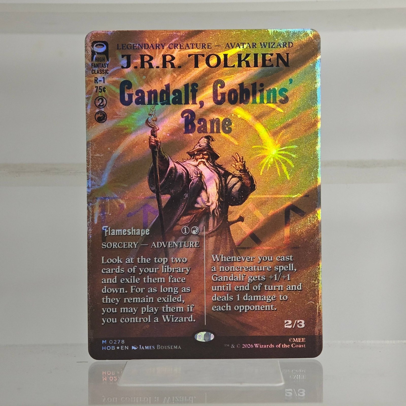 Gandalf, Goblins’ Bane HOB #278 Surge foil Gandalf, Goblins’ Bane HOB #278 Surge foil - Image 1