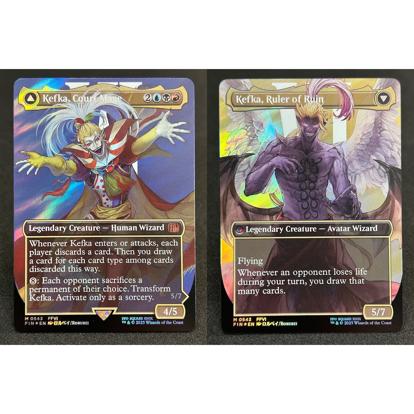 Kefka, Court MageKefka, Ruler of Ruin FIN #543-EN Surge foil Kefka, Court MageKefka, Ruler of Ruin FIN #543-EN Surge foil - Image 1
