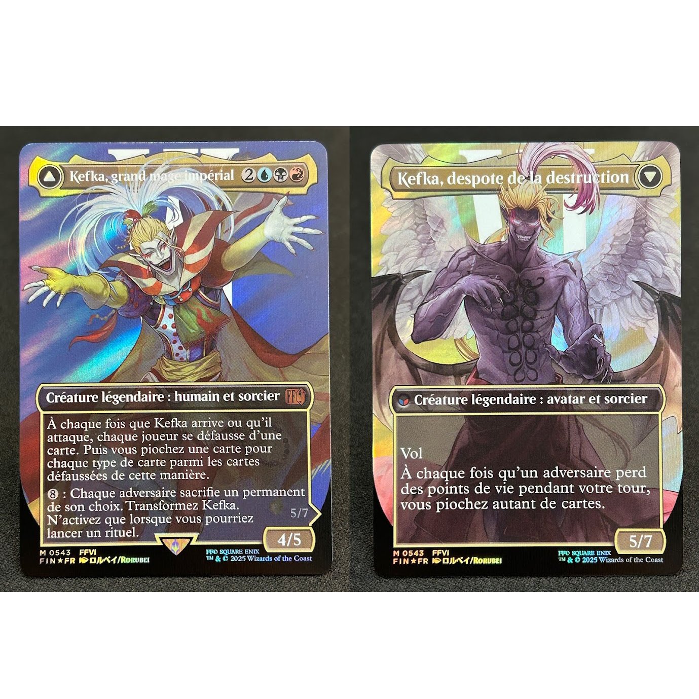 Kefka, Court MageKefka, Ruler of Ruin FIN #543-FR Surge foil Kefka, Court MageKefka, Ruler of Ruin FIN #543-FR Surge foil - Image 1