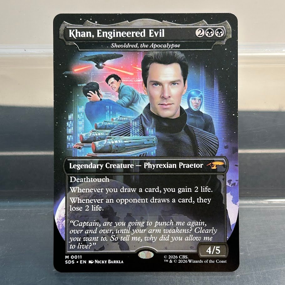 Khan, Engineered Evil(Sheoldred, the Apocalypse)SDS #0011 Khan, Engineered Evil(Sheoldred, the Apocalypse)SDS #0011 - Image 1