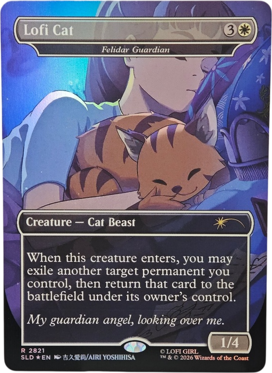 Lofi Cat SLD #2821 foil Lofi Cat SLD #2821 foil - Image 1