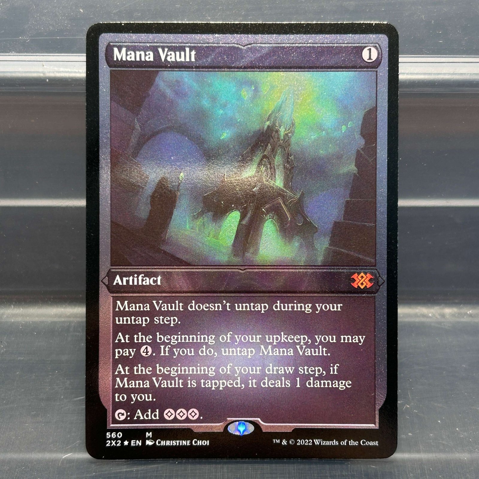 Mana Vault CMM #560 Etched Foil Mana Vault CMM #560 Etched Foil - Image 1