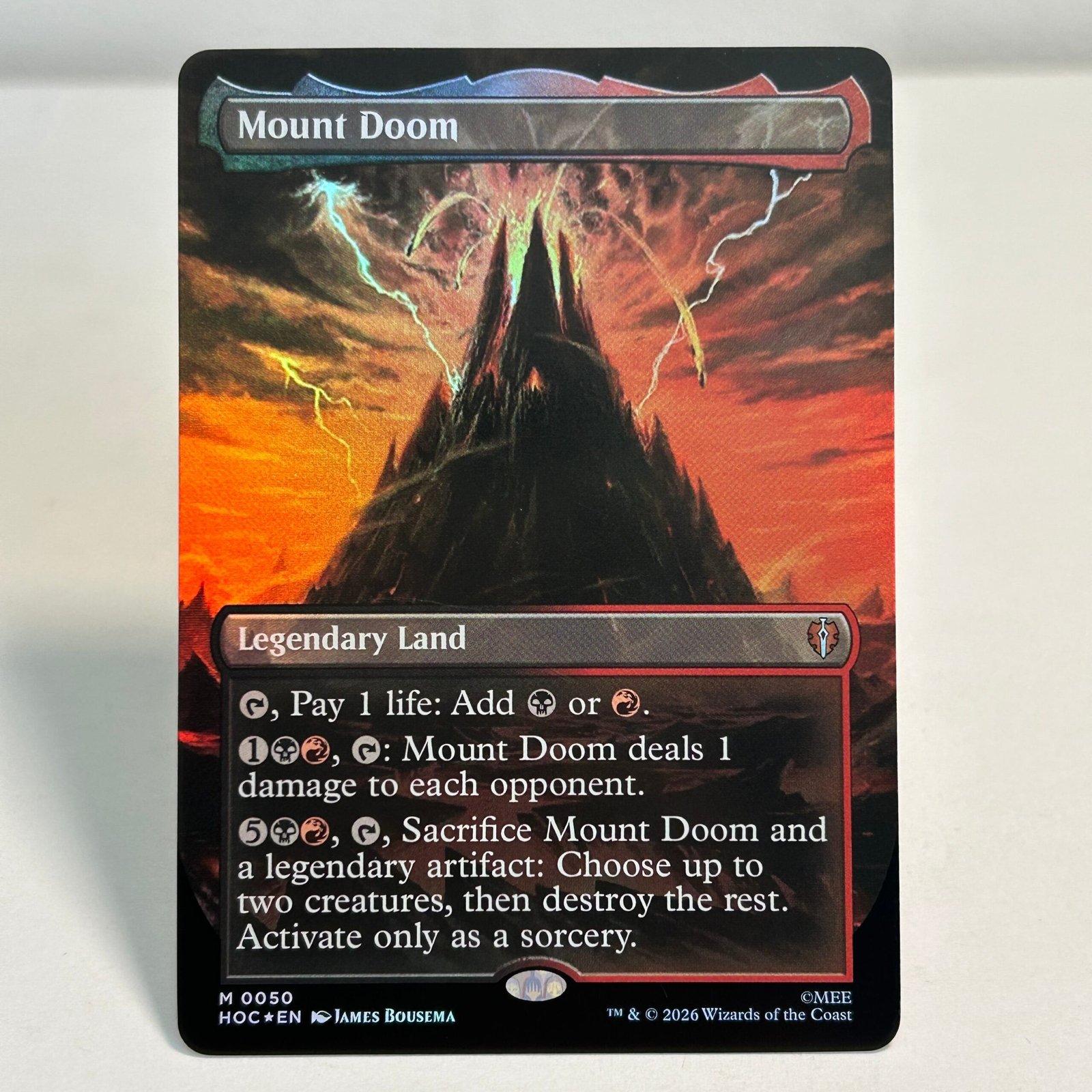 Mount Doom HOC #50 foil Mount Doom HOC #50 foil - Image 1