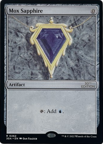 Mox Sapphire 30th holo Mox Sapphire 30th holo - Image 1