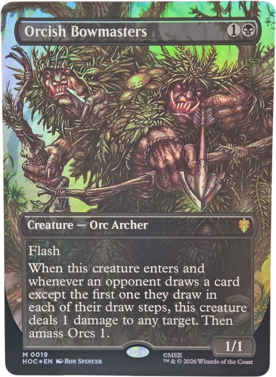 Orcish Bowmasters HOC #19 foil Orcish Bowmasters HOC #19 foil - Image 1