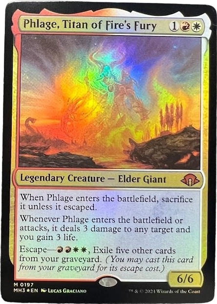 Phlage, Titan of fires fury #0197 Foil Phlage, Titan of fire’s fury #0197 Foil - Image 1