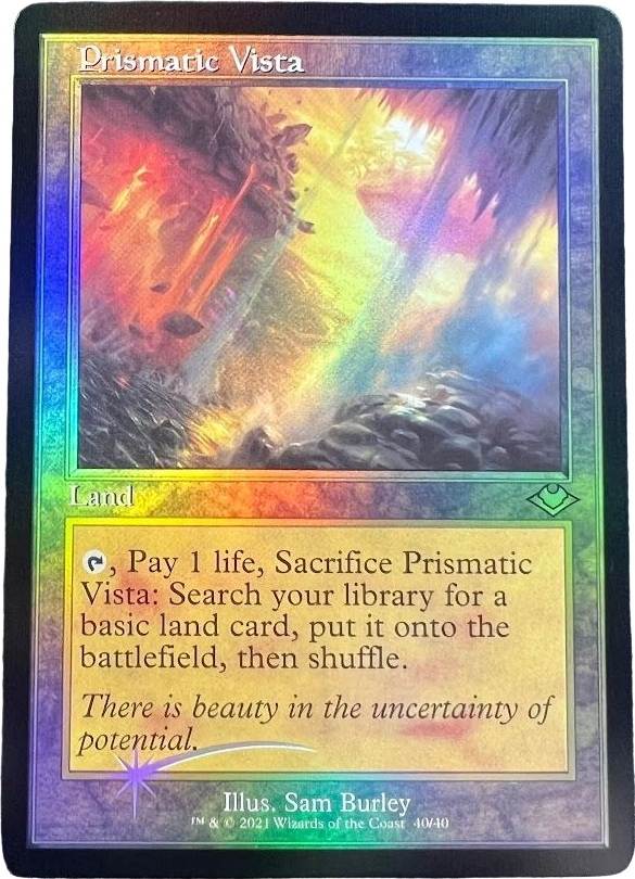 Prismatic Vista foil vintage Prismatic Vista foil vintage - Image 1