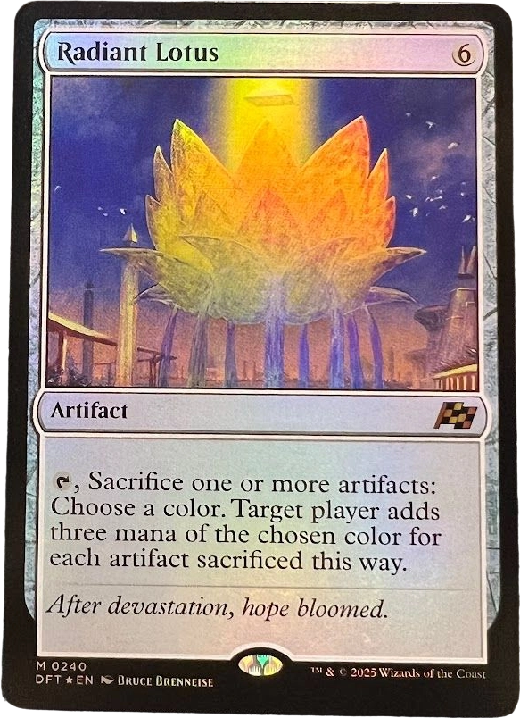 Radiant Lotus 240 foil Radiant Lotus 240 foil - Image 1