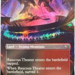 Raucous Theater borderless foil