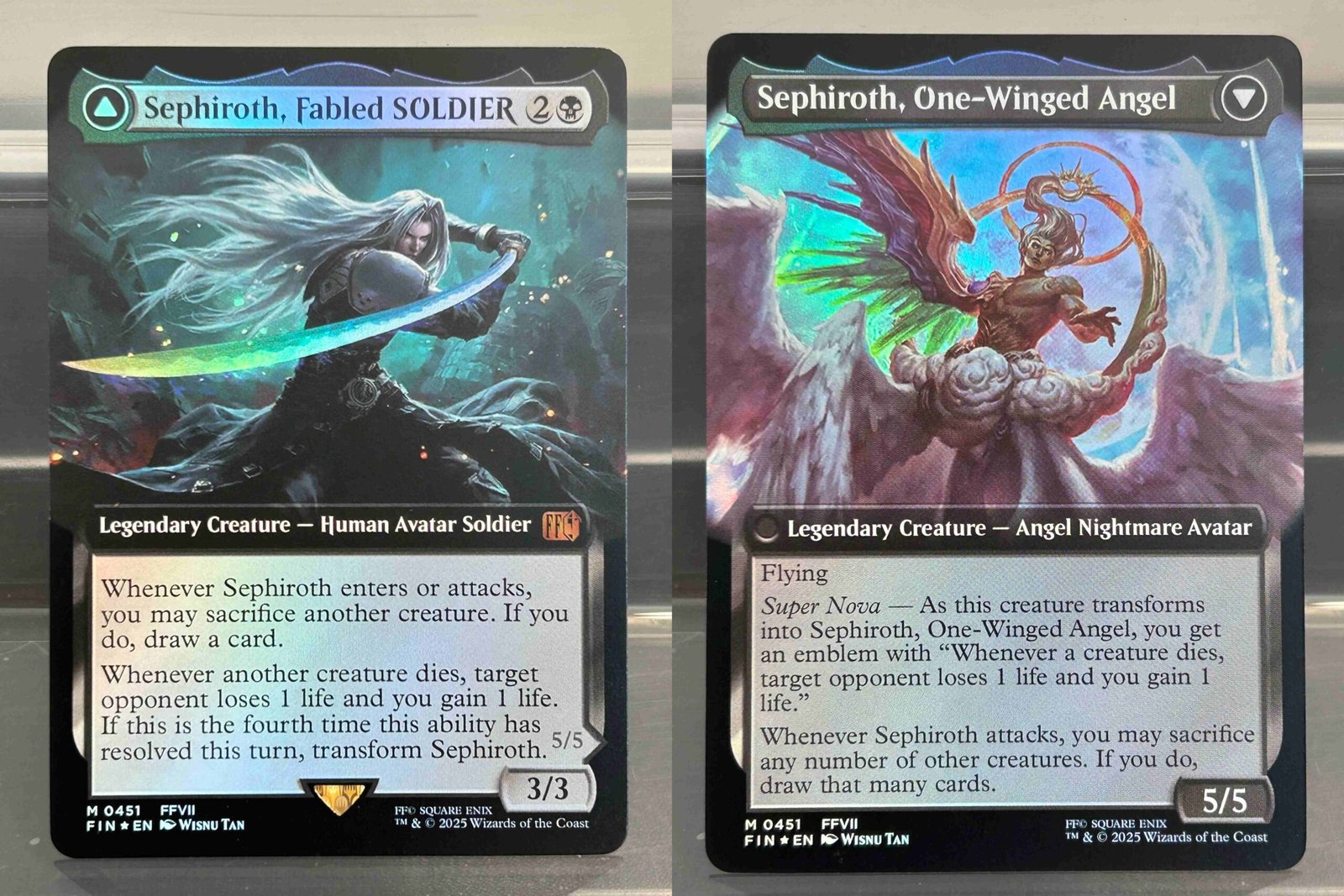 Sephiroth, Fabled SOLDIERSephiroth, One-Winged Angel #451 EN Sephiroth, Fabled SOLDIERSephiroth, One-Winged Angel #451 EN - Image 1