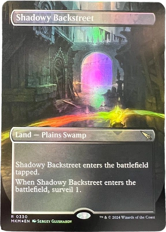 Shadowy Backstreet borderless foil Shadowy Backstreet borderless foil - Image 1