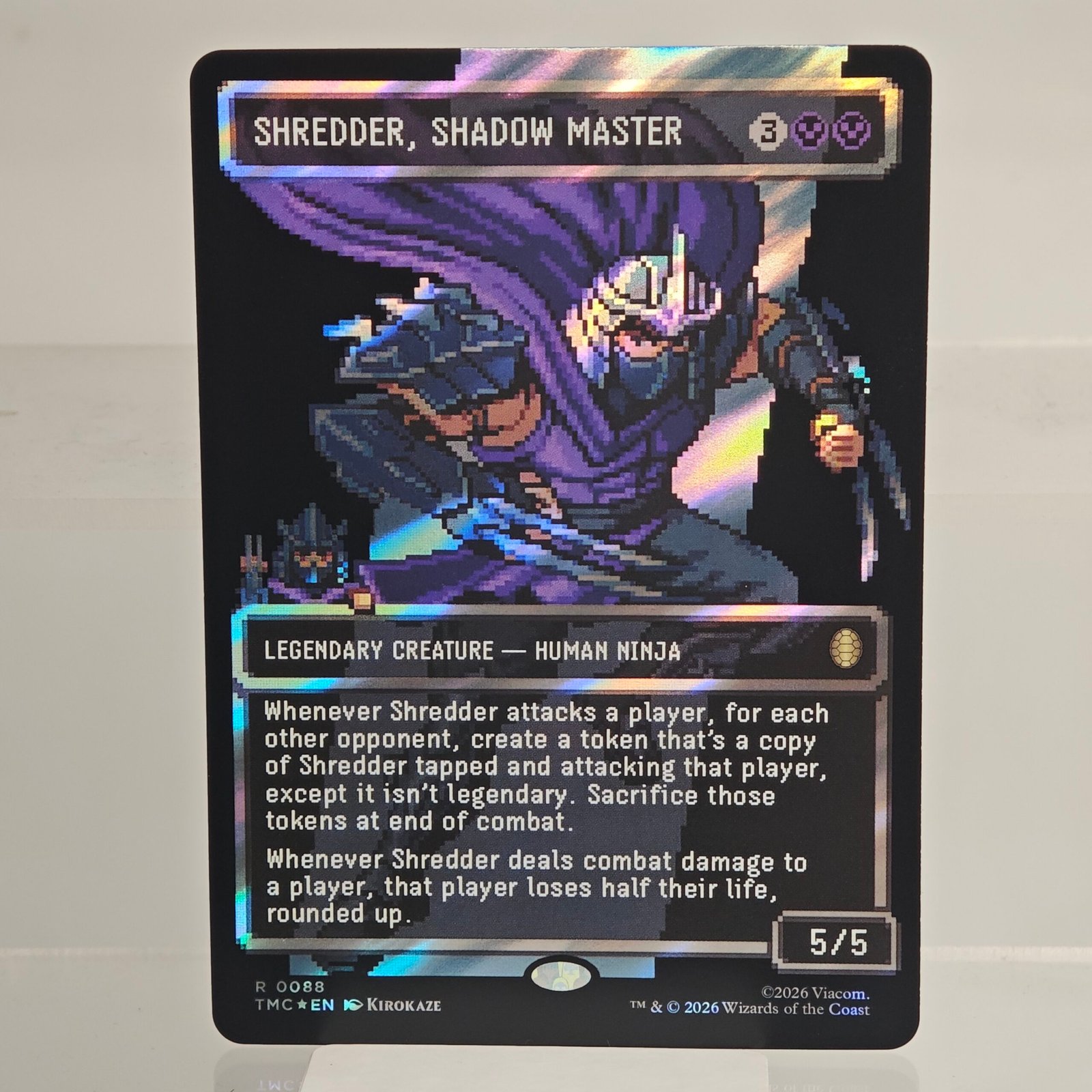 Shredder, Shadow Master TMC #88 Surge foil Shredder, Shadow Master TMC #88 Surge foil - Image 1