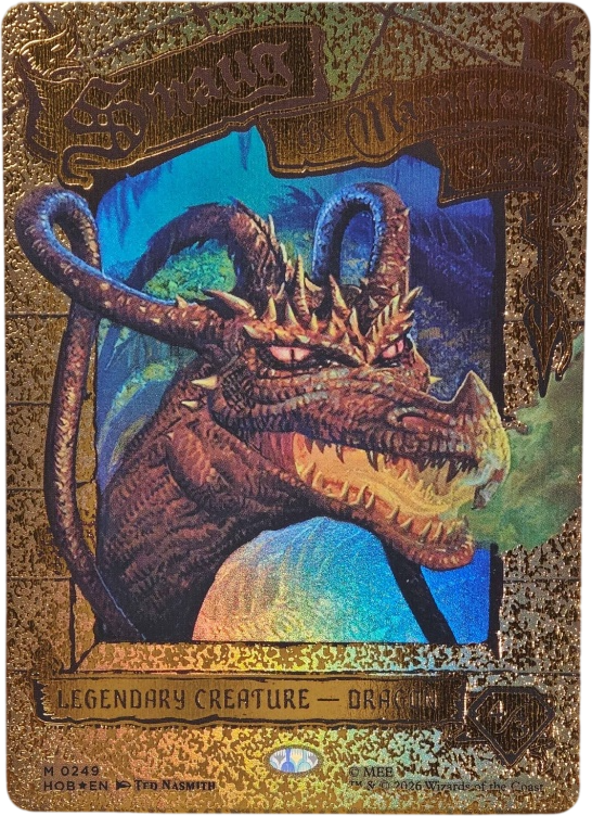 Smaug the Magnificent HOB #249 foil Smaug the Magnificent HOB #249 (Golden) foil - Image 1