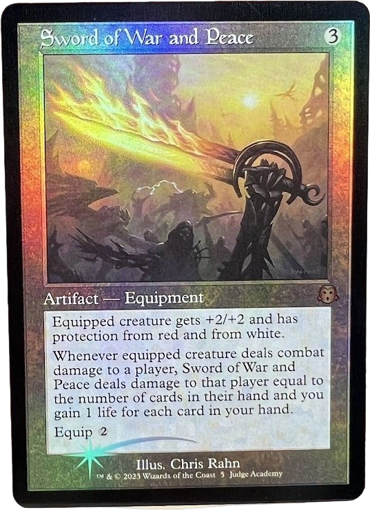 Sword of War and Peace Judge Gift 2023 foil Sword of War and Peace Judge Gift 2023 foil - Image 1