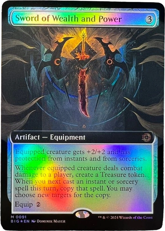 Sword of Wealth and Power #91 foil Sword of Wealth and Power #91 foil - Image 1