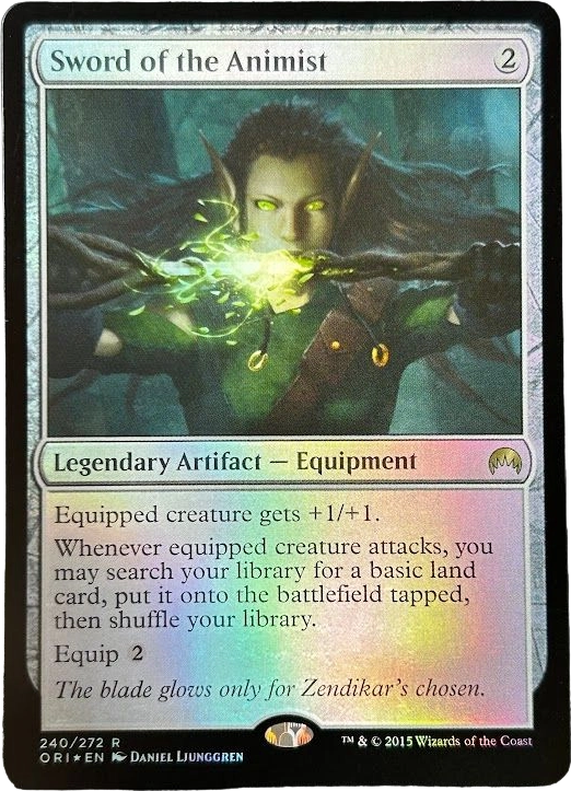 Sword of the Animist ORI foil Sword of the Animist ORI foil - Image 1