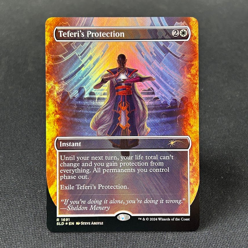 Teferis Protection SLD 1691 foil Teferi's Protection SLD 1691 foil - Image 1