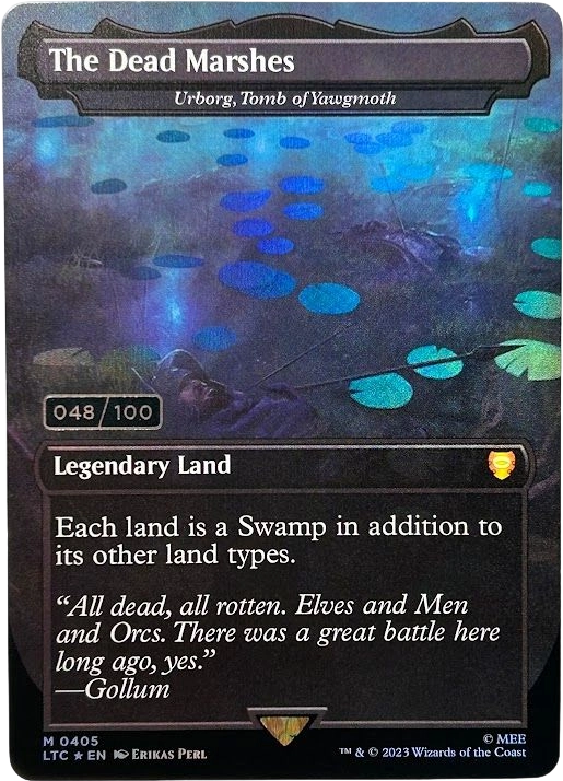 The Dead Marshes LTC #405(raised sliver foil)(048) The Dead Marshes LTC #405(raised sliver foil)(048) - Image 1