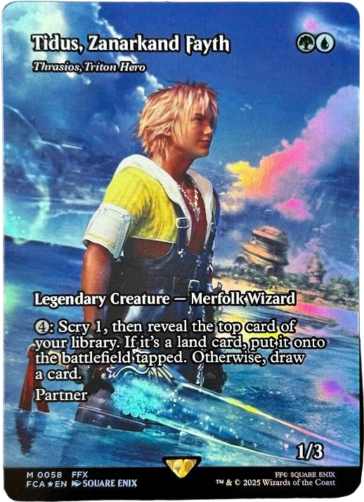 Tidus, Zanarkand Fayth(Thrasios, Triton Hero) #58 foil Tidus, Zanarkand Fayth(Thrasios, Triton Hero) #58 foil - Image 1