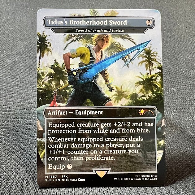 Tiduss Brotherhood Sword(Sword of Truth and Justice) SLD #1867 Tidus's Brotherhood Sword(Sword of Truth and Justice) SLD #1867 - Image 1