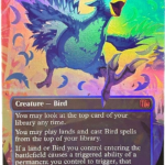 Traveling Chocobo #551c Neonink foil