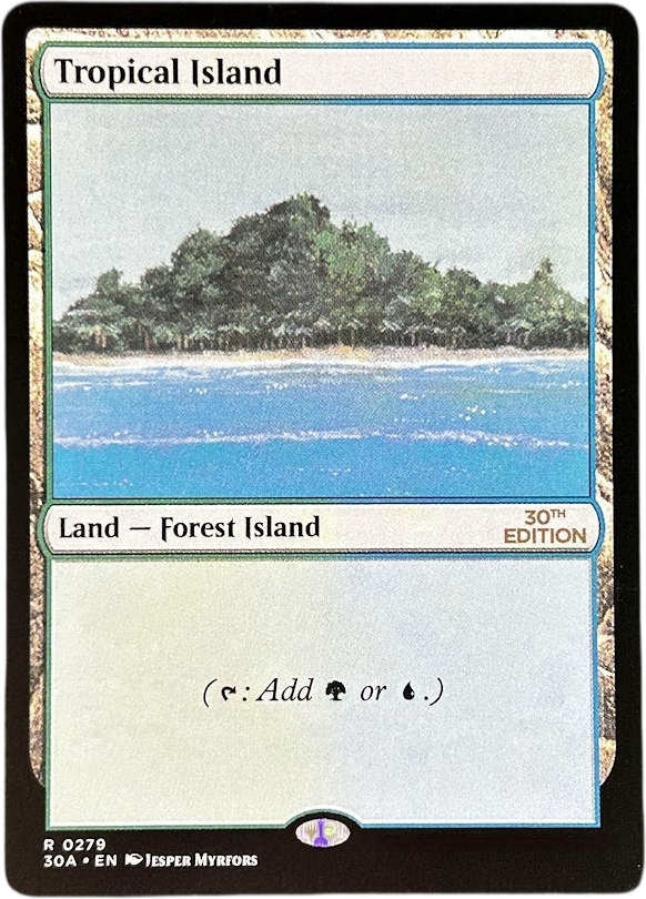 Tropical Island 30th holo Tropical Island 30th holo - Image 1